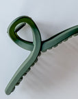 Deep Green Loop Hair Clip