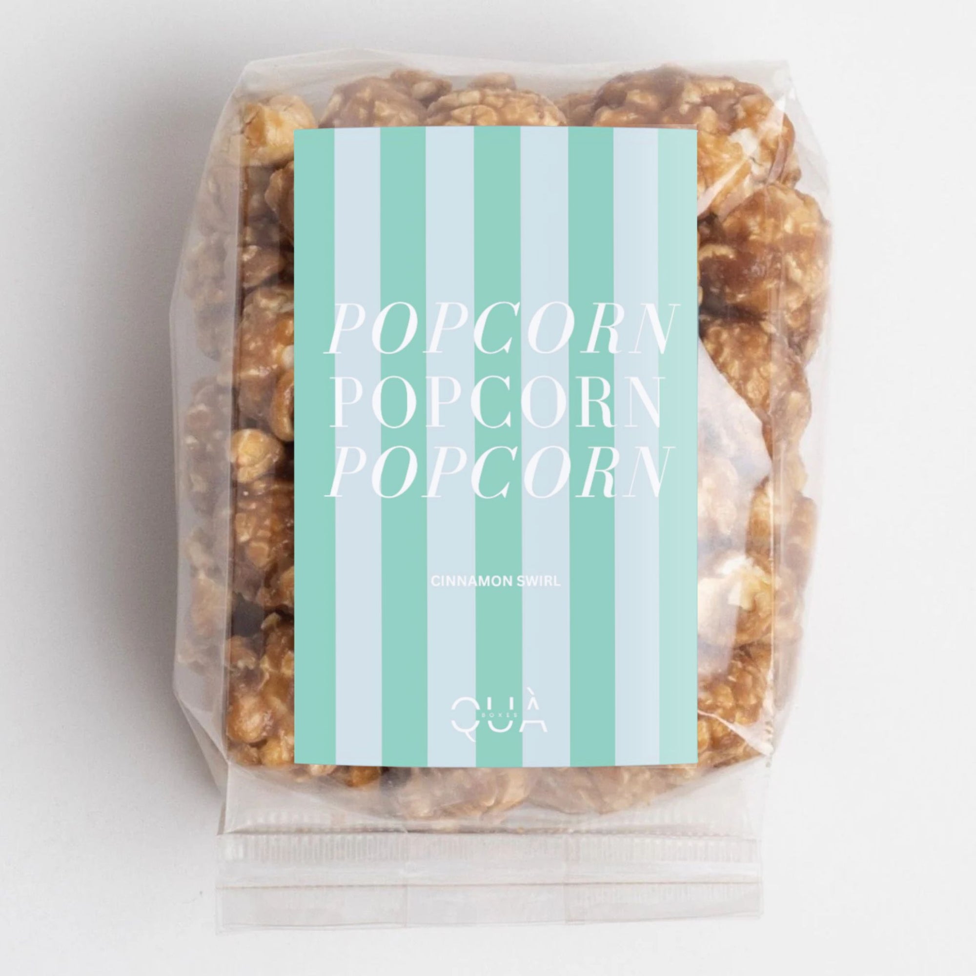 Mini Cinnamon Swirl Popcorn Butter Spring Green Stripe