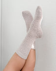 Beige Lux Cozy Woman Socks