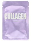 A close-up view of Lapcos Collagen Daily Sheet Mask from QuaBoxes. A hydrating sheet mask infused with collagen for rejuvenated and radiant skin.