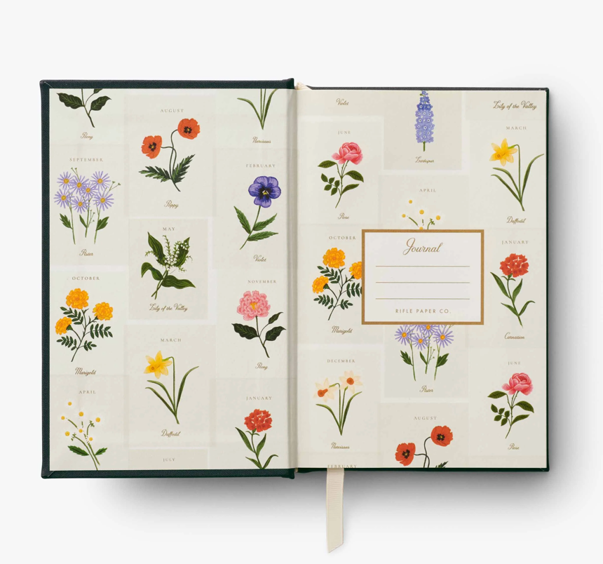 Birth Month Mini Embroidered Journal - April