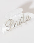 Bride Acrylic Hair Claw