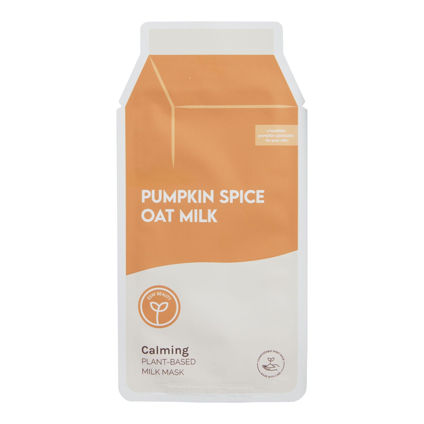 Pumpkin Spice Oat Milk Face Mask