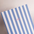 Blue Striped Notebook with Contrast Color