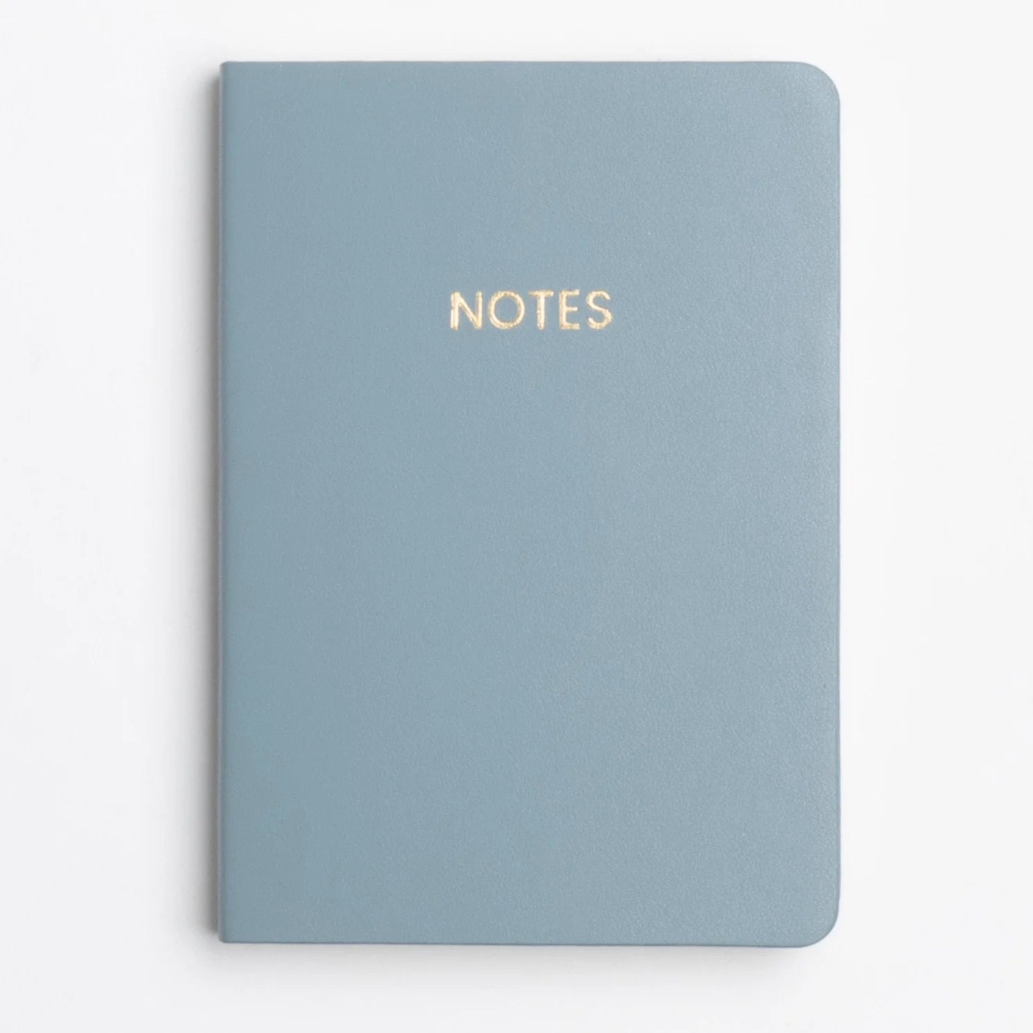Blue Vegan Leather A5 Notebook