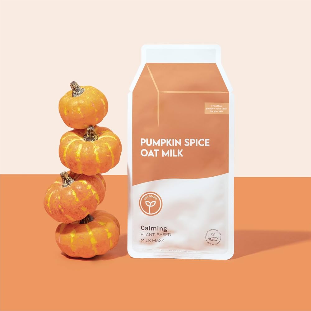 Pumpkin Spice Oat Milk Face Mask