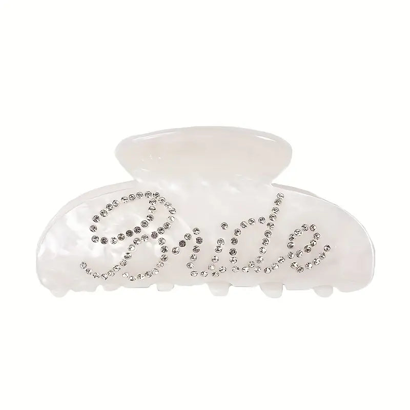 Bride Acrylic Hair Claw