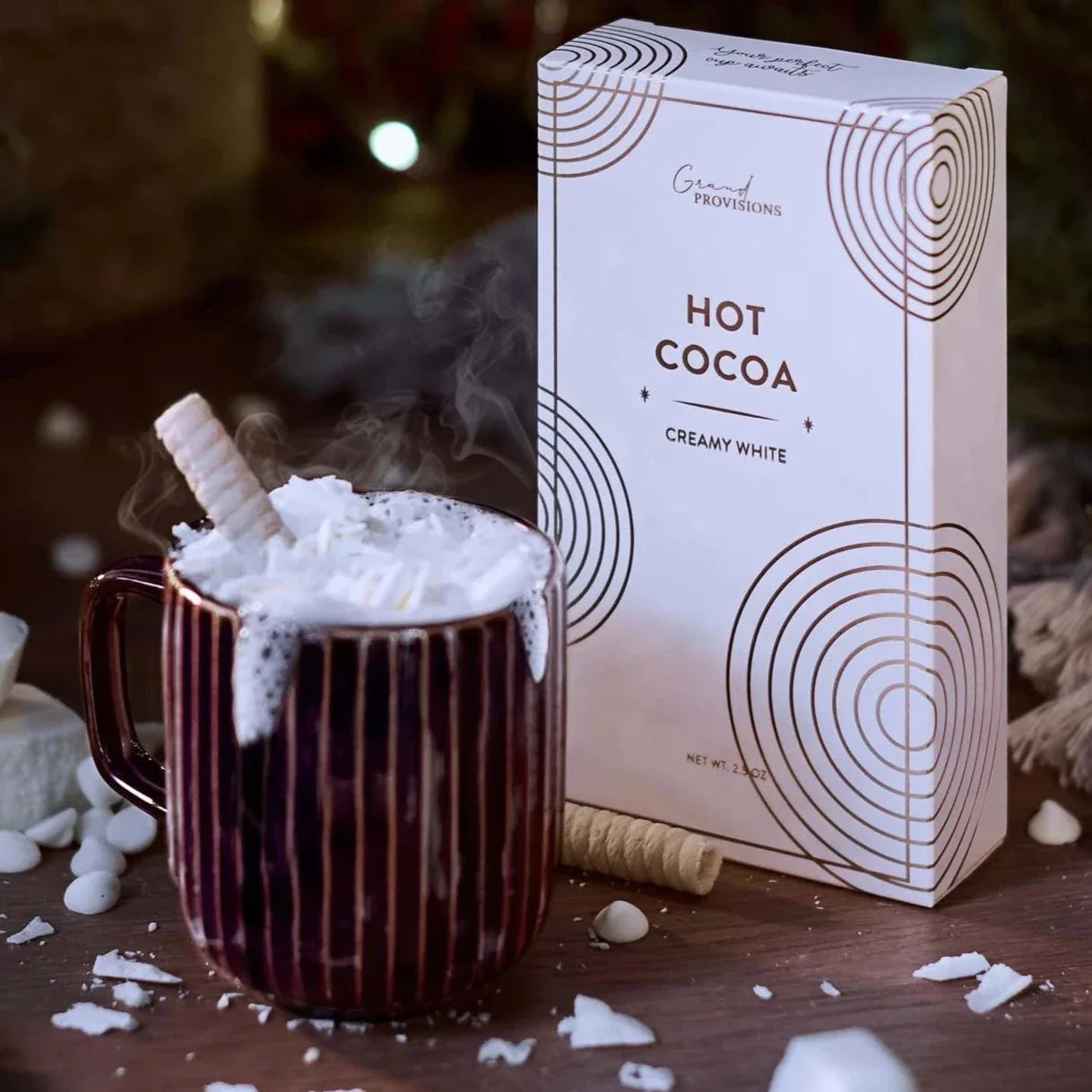 Holiday Hot Chocolate - Creamy White
