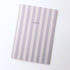 Lilac Striped Notebook with Contrast Color