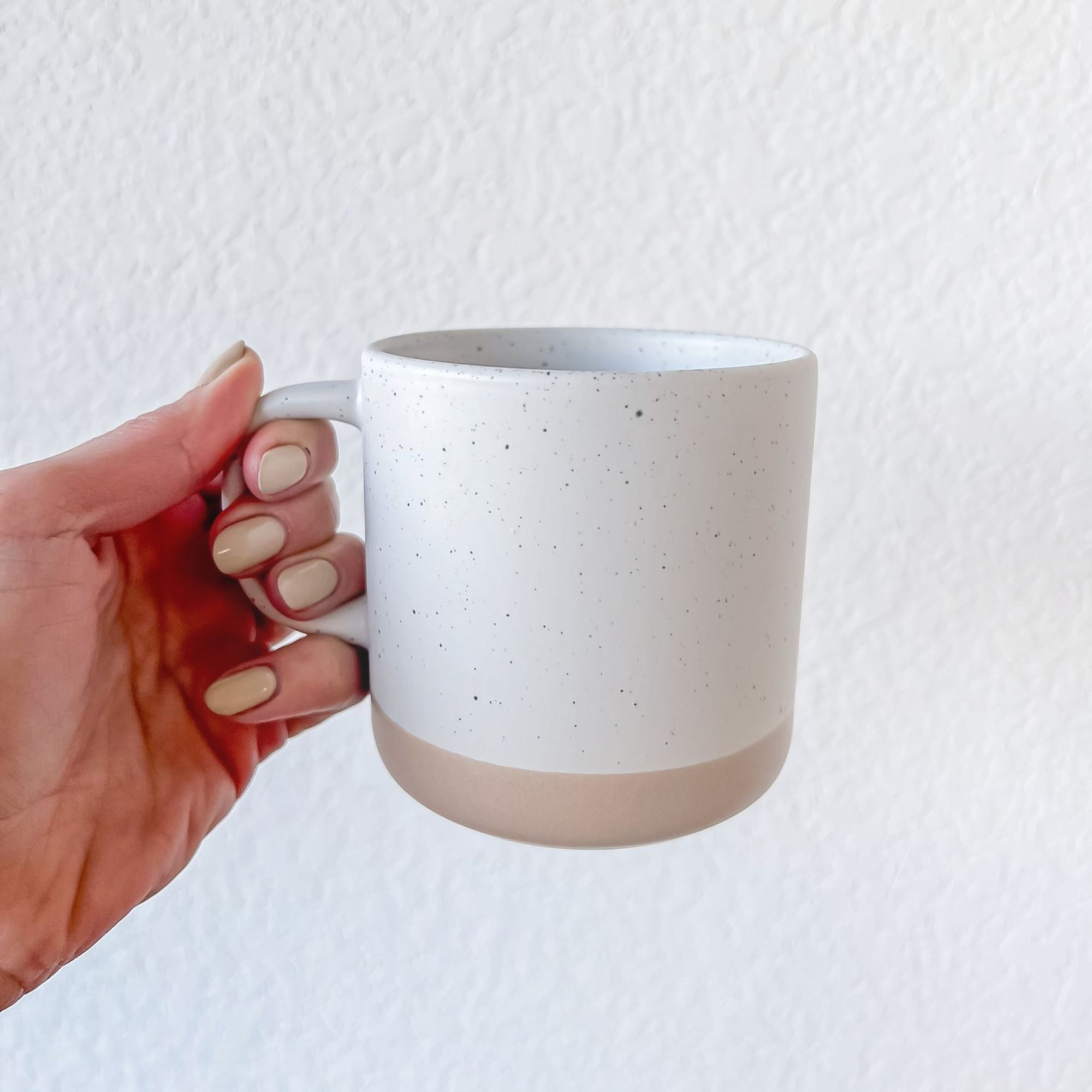 Speckled Beige Ceramic Mug