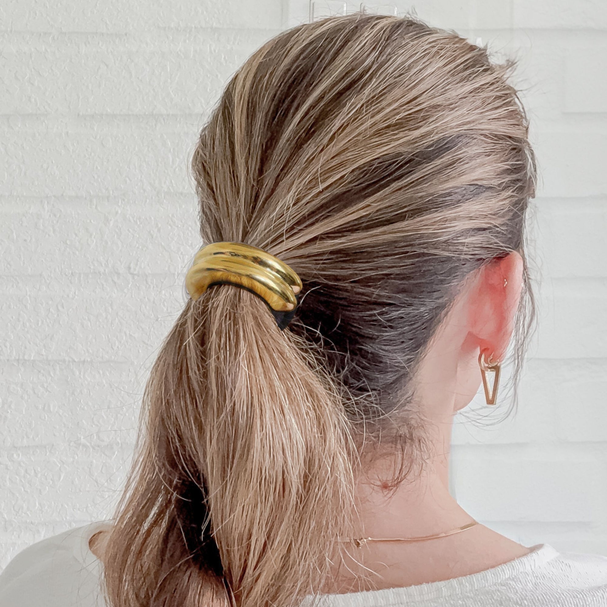 Gold Hair Tie Cuff