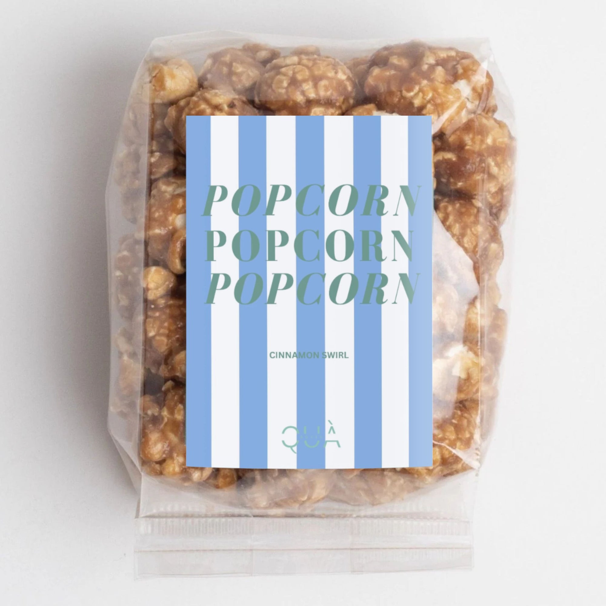 Mini Cinnamon Swirl Popcorn Butter Blue Stripe - Mother's Day