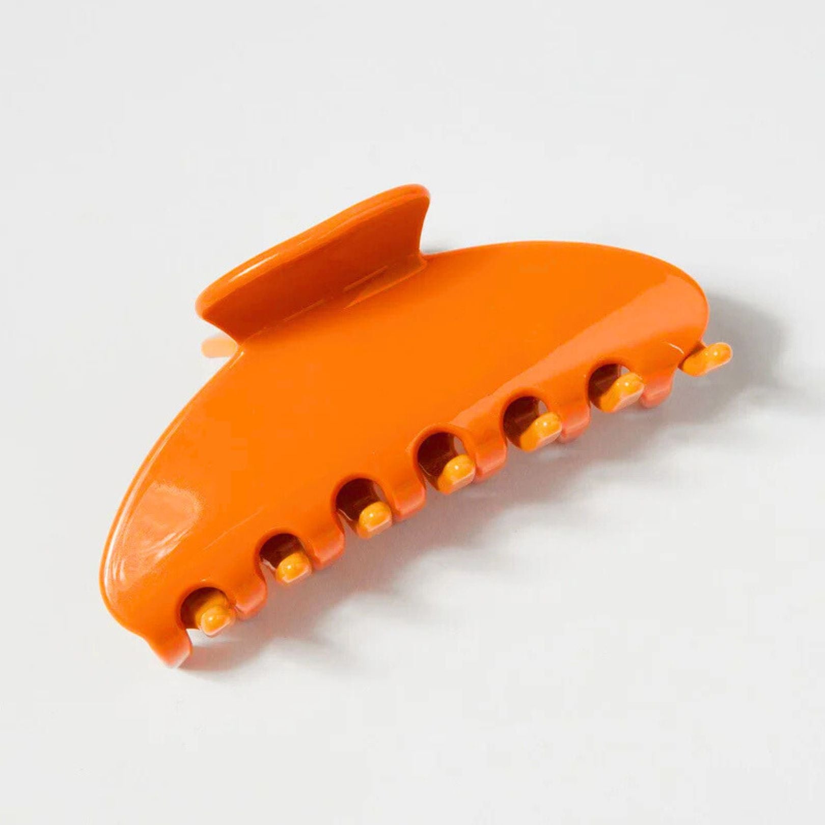 Orange Claw Clip
