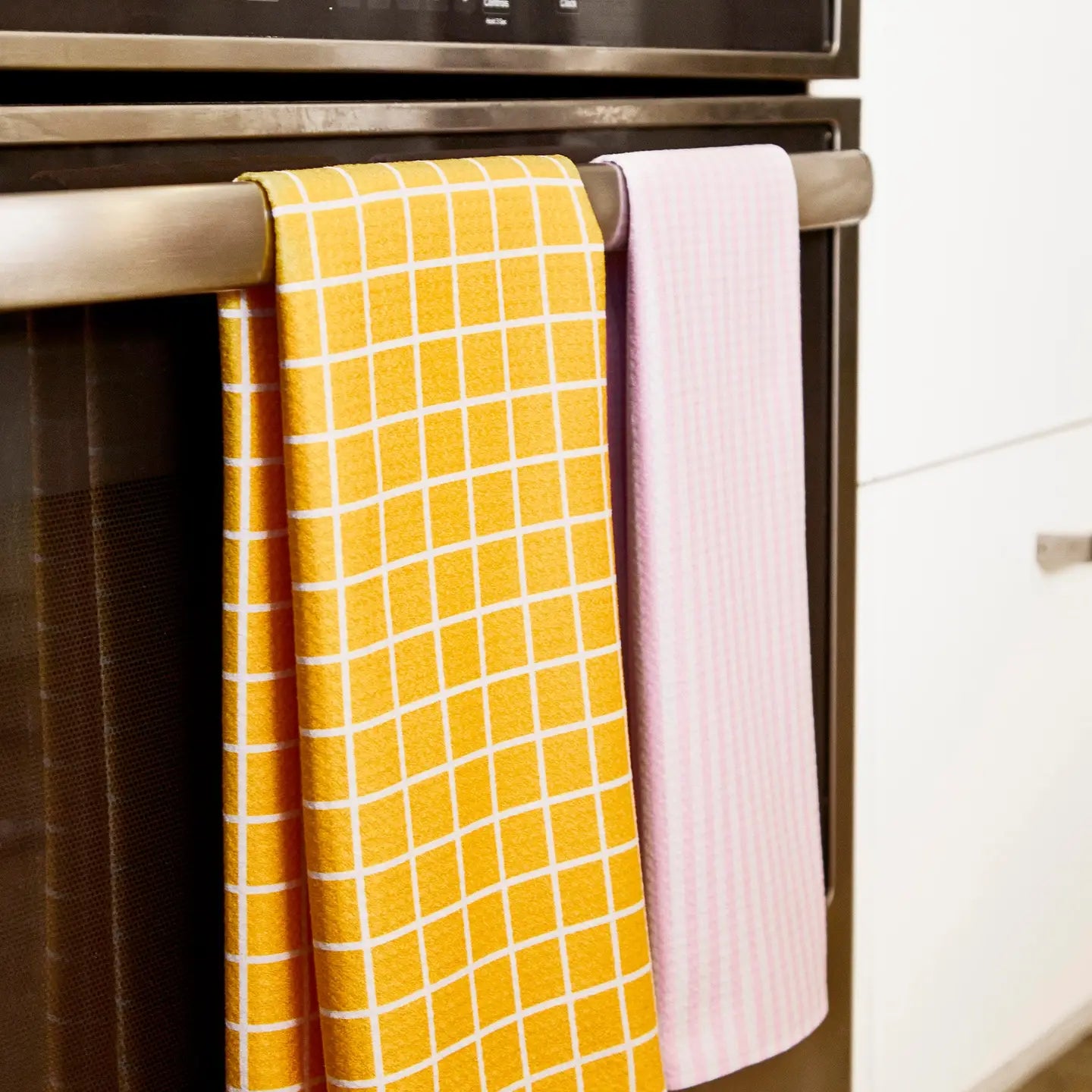 Summer Bold Pink Tea Towel