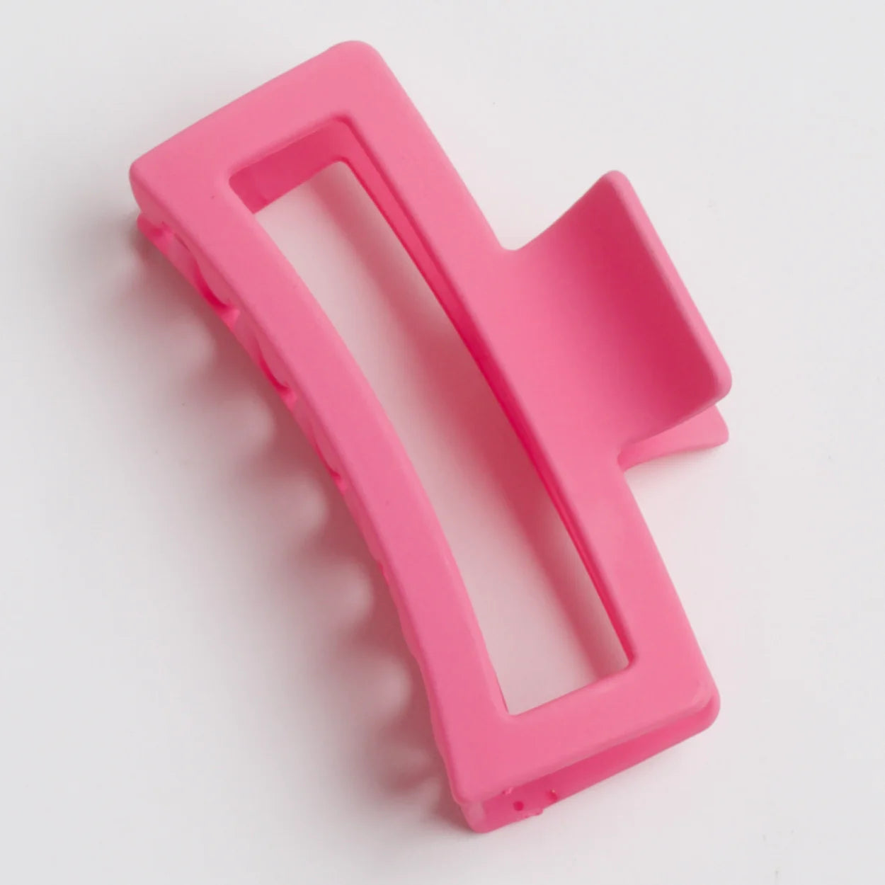 XL Barbie Pink Rectangle Hair Clip